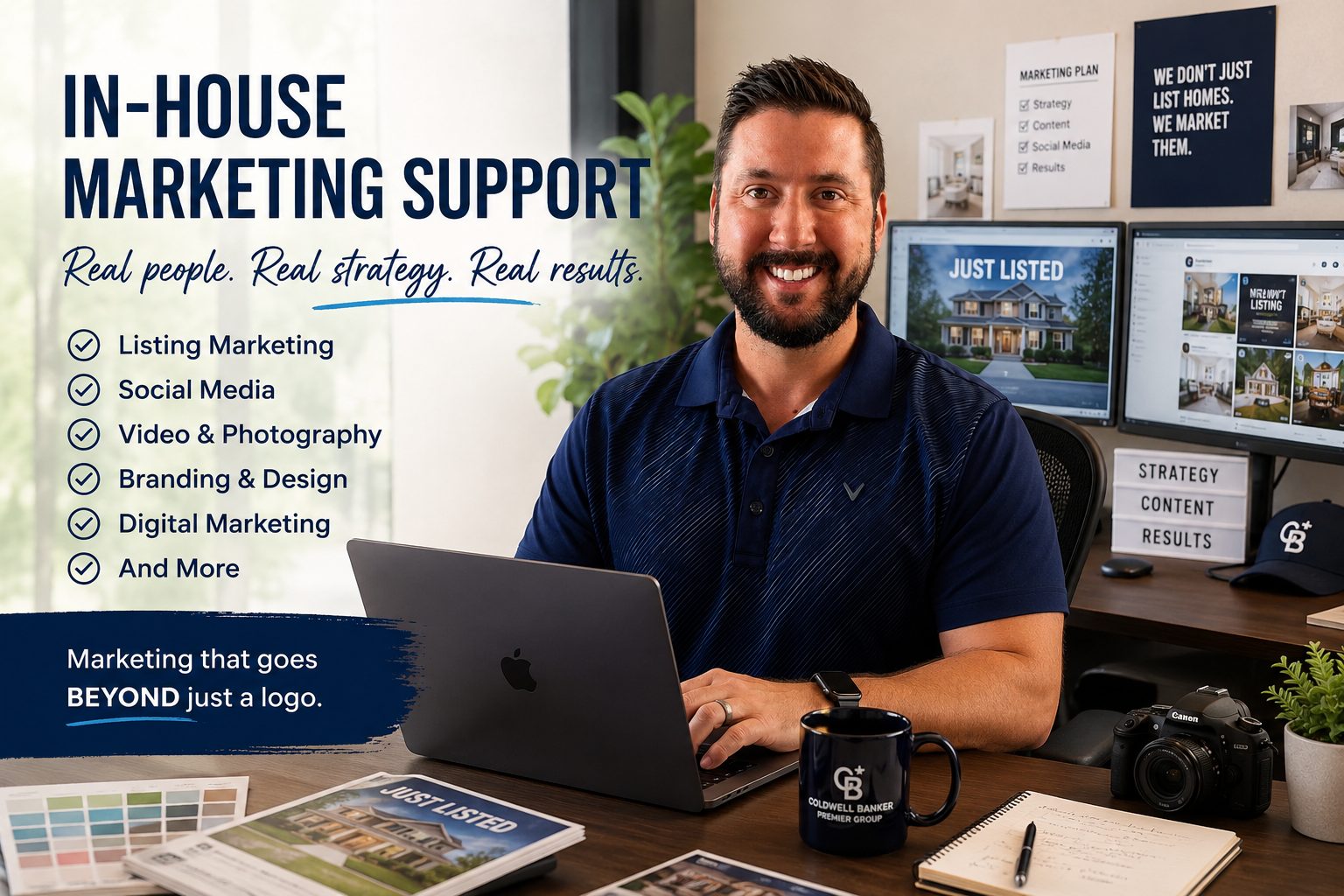 Coldwell Banker Premier Group in-house real estate marketing support in St. Louis