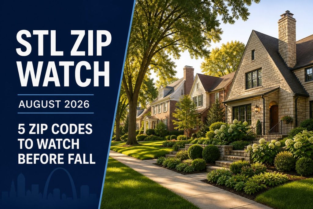 STL ZIP Watch market update graphic from CB Premier Group