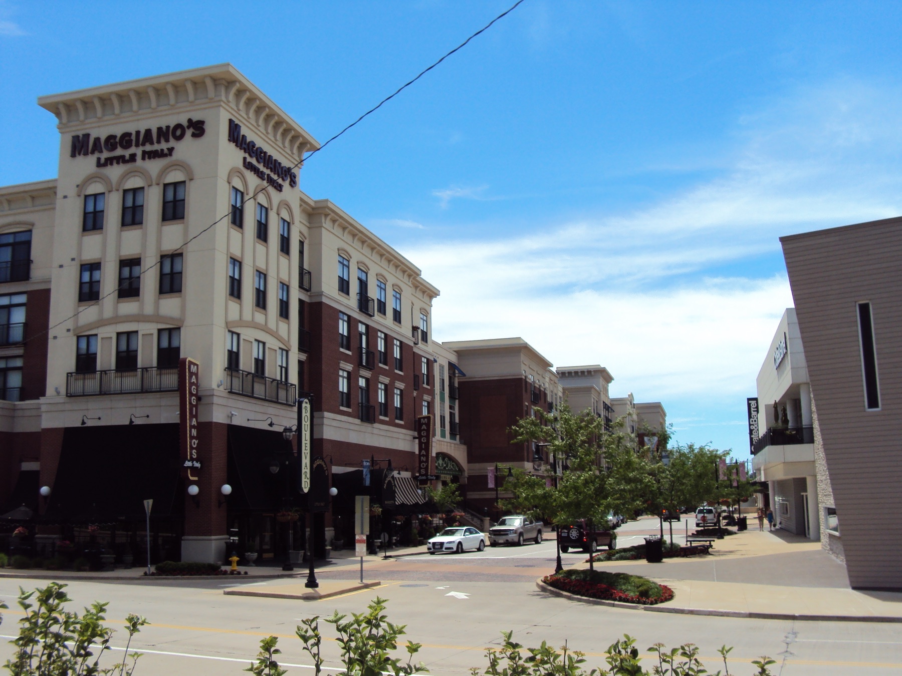 The Boulevard shopping and dining district in Richmond Heights, Missouri